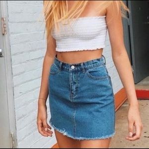 *DONATING THIS SUNDAY* Brandy Melville Juliette Denim Skirt ✰
